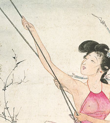 景东-胡也佛的仕女画和最知名的金瓶梅秘戏图